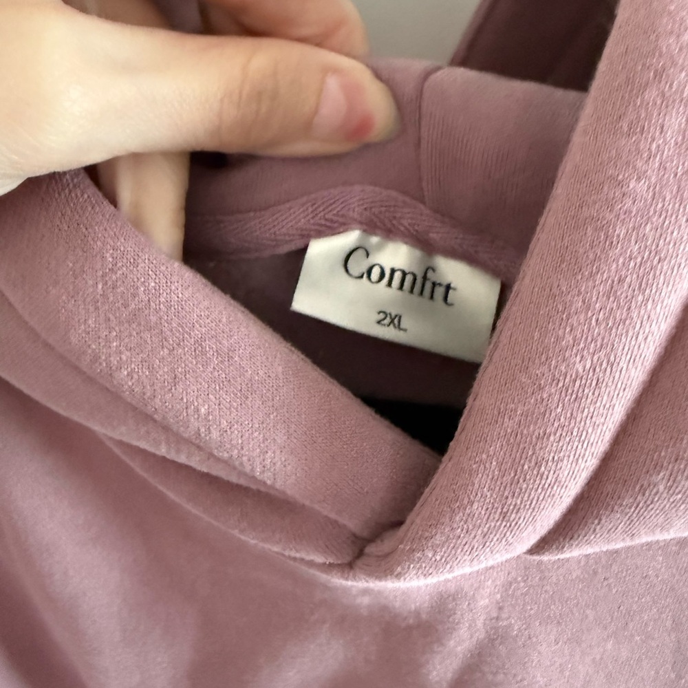 Women's Dusty Rose comfrt matching set - Hoodie and Pants - Picture 13 of 15